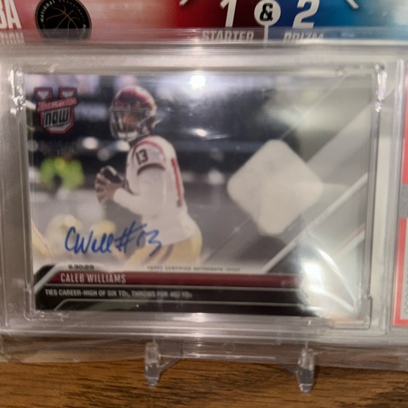 2023 Caleb Williams Topps U NOW RELICS BLACK  Auto💯🔥🔥🔥🔥🔥 - Picture 3 of 6